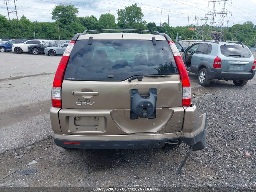 2006 Honda Cr-V Se VIN: JHLRD78976C024880 Lot: 39628676