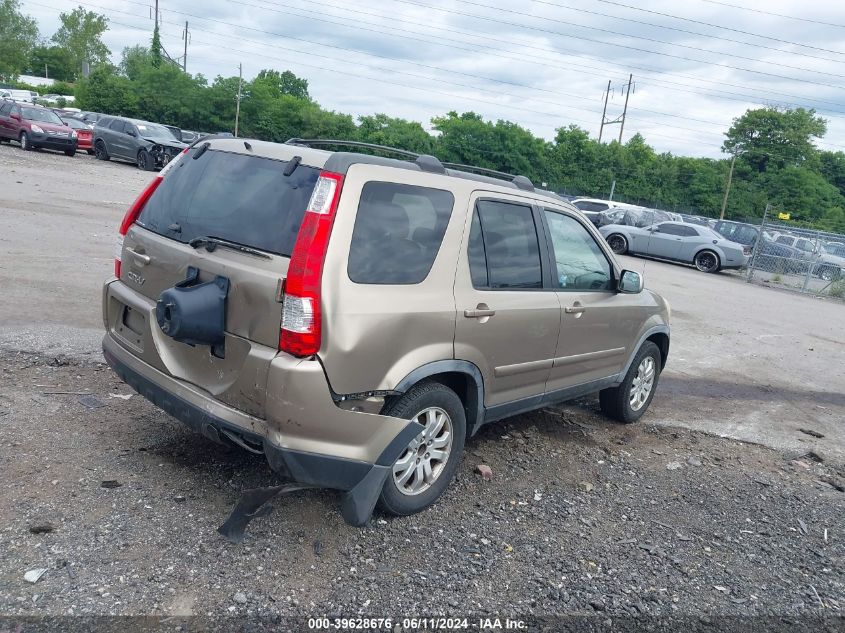 2006 Honda Cr-V Se VIN: JHLRD78976C024880 Lot: 39628676