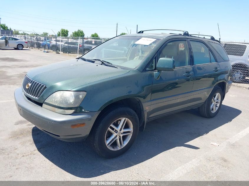 1999 Lexus Rx 300 VIN: JT6HF10U0X0017070 Lot: 39628680