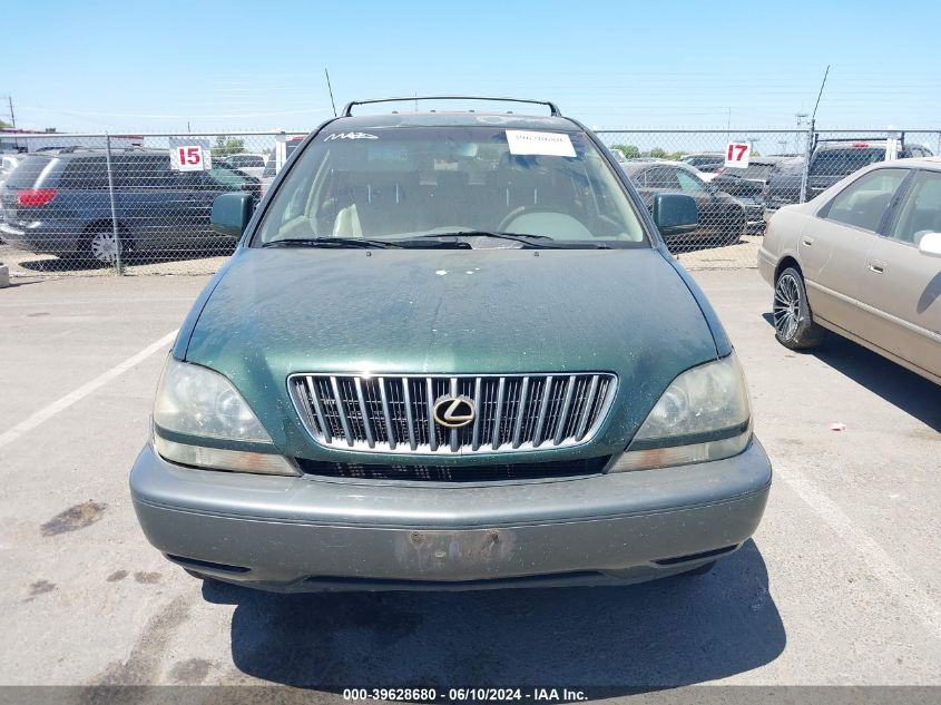 1999 Lexus Rx 300 VIN: JT6HF10U0X0017070 Lot: 39628680