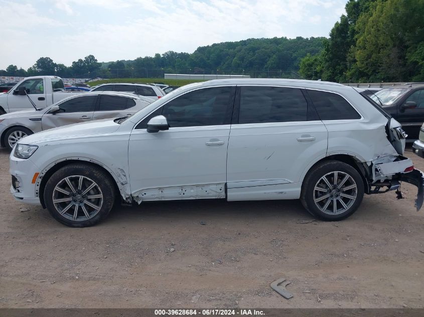 2018 Audi Q7 3.0T Premium VIN: WA1VAAF71JD021960 Lot: 39628684