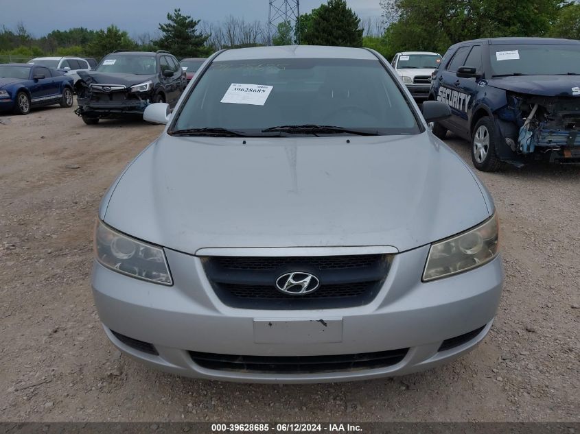 2006 Hyundai Sonata Gl VIN: KMHET46C56A083686 Lot: 39628685