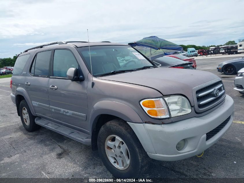 2001 Toyota Sequoia Limited V8 VIN: 5TDBT48A51S040898 Lot: 39628690