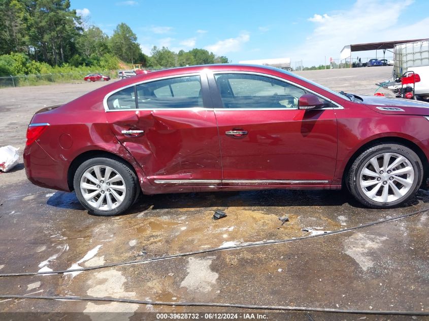 2016 Buick Lacrosse Leather VIN: 1G4GB5G39GF125104 Lot: 39628732