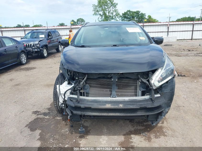 2018 Nissan Murano Sv VIN: 5N1AZ2MHXJN119602 Lot: 39628733