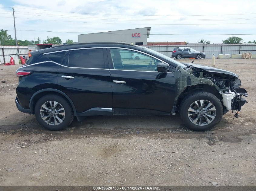 2018 Nissan Murano Sv VIN: 5N1AZ2MHXJN119602 Lot: 39628733