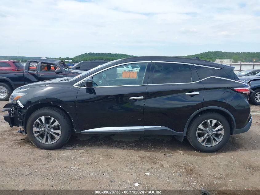 2018 Nissan Murano Sv VIN: 5N1AZ2MHXJN119602 Lot: 39628733