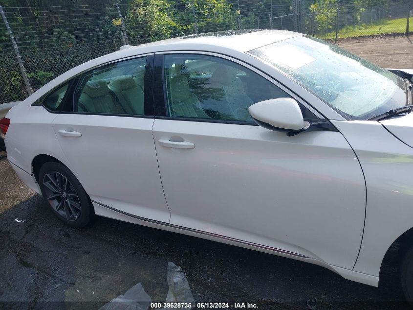 2021 Honda Accord Ex-L VIN: 1HGCV1F52MA025149 Lot: 39628735