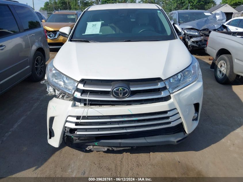 2019 Toyota Highlander Le Plus VIN: 5TDZZRFHXKS347558 Lot: 39628761