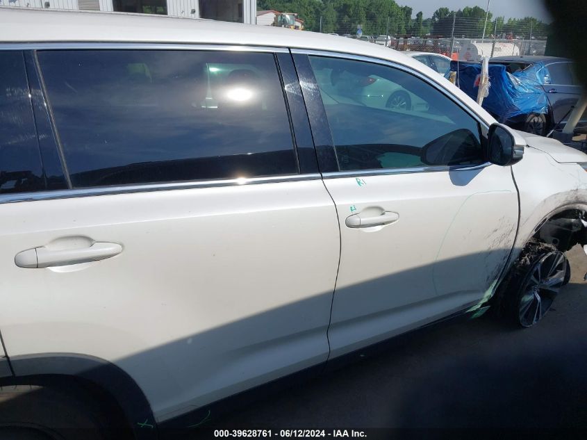 2019 Toyota Highlander Le Plus VIN: 5TDZZRFHXKS347558 Lot: 39628761