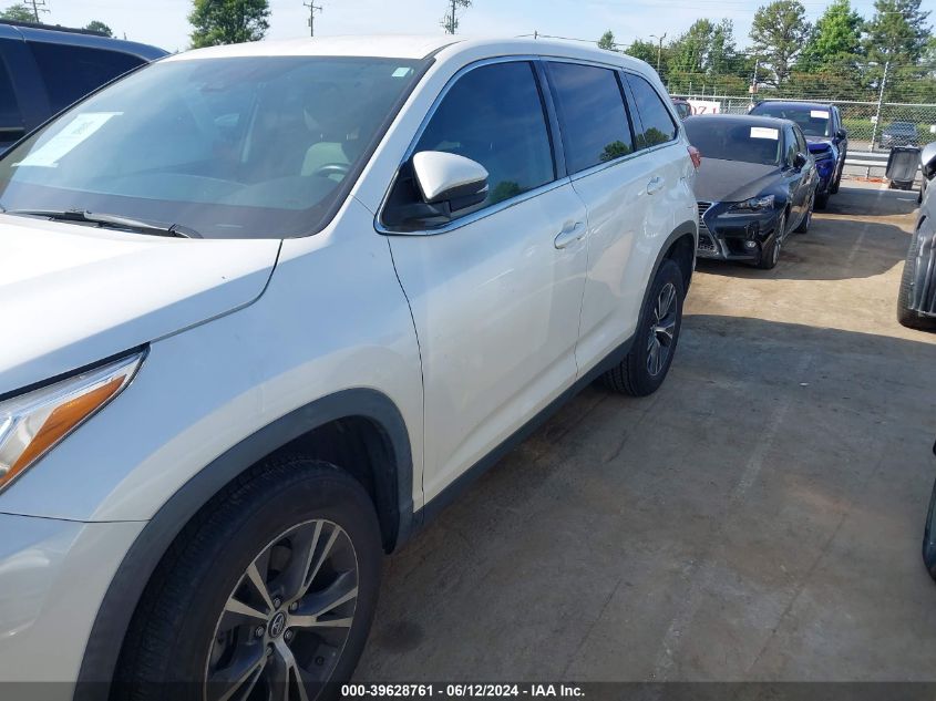 2019 Toyota Highlander Le Plus VIN: 5TDZZRFHXKS347558 Lot: 39628761