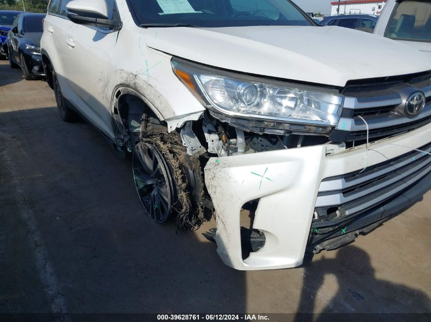 2019 Toyota Highlander Le Plus VIN: 5TDZZRFHXKS347558 Lot: 39628761