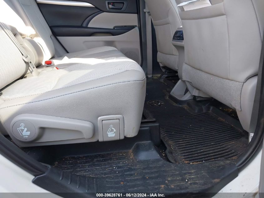 2019 Toyota Highlander Le Plus VIN: 5TDZZRFHXKS347558 Lot: 39628761