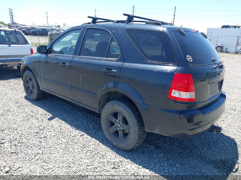 2005 Kia Sorento Ex/Lx VIN: KNDJC733655487192 Lot: 39628775