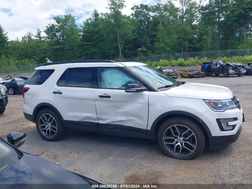 2017 Ford Explorer Sport VIN: 1FM5K8GT9HGC84046 Lot: 39628789