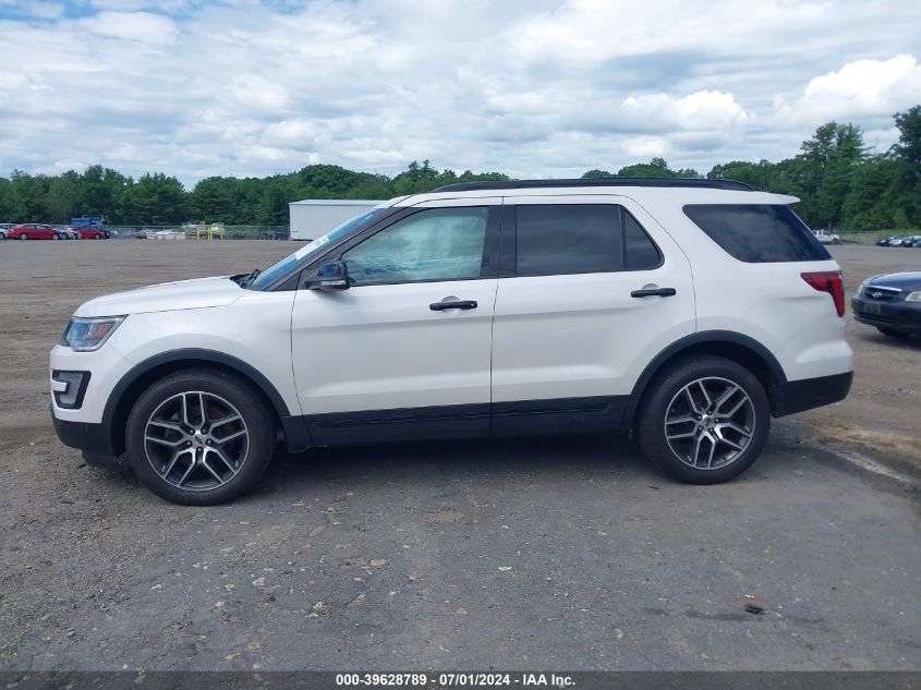 2017 Ford Explorer Sport VIN: 1FM5K8GT9HGC84046 Lot: 39628789