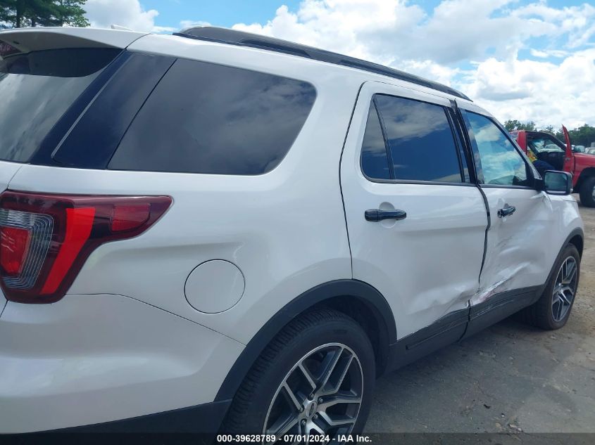 2017 Ford Explorer Sport VIN: 1FM5K8GT9HGC84046 Lot: 39628789