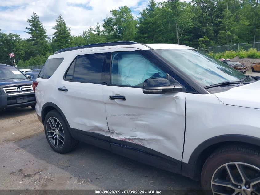 2017 Ford Explorer Sport VIN: 1FM5K8GT9HGC84046 Lot: 39628789