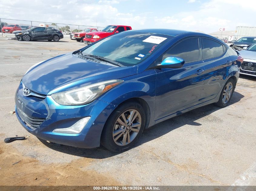 KMHDH4AE4EU081611 2014 Hyundai Elantra Se