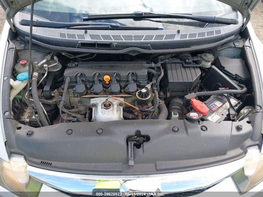 2009 Honda Civic Lx VIN: 2HGFA165X9H536058 Lot: 39628822