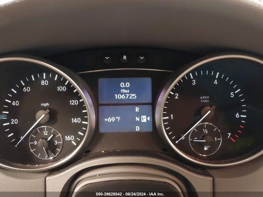 2011 Mercedes-Benz Ml 350 4Matic VIN: 4JGBB8GB6BA670850 Lot: 39628842