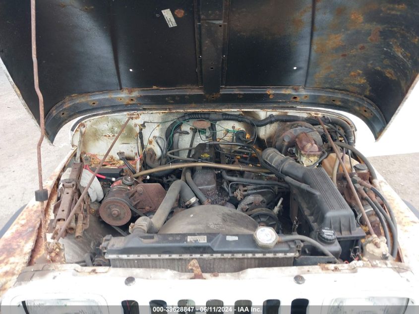 1992 Jeep Wrangler / Yj S VIN: 2J4FY19P1NJ554212 Lot: 39628847