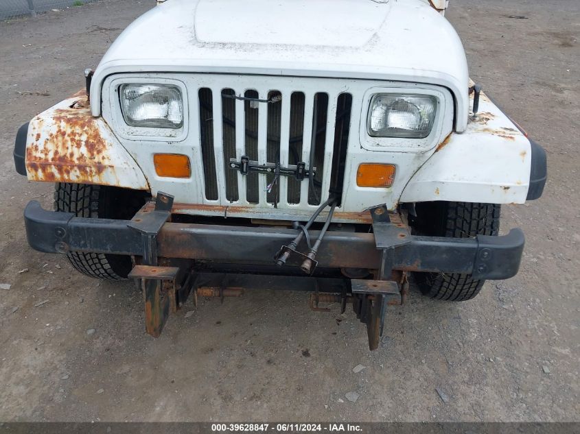 1992 Jeep Wrangler / Yj S VIN: 2J4FY19P1NJ554212 Lot: 39628847