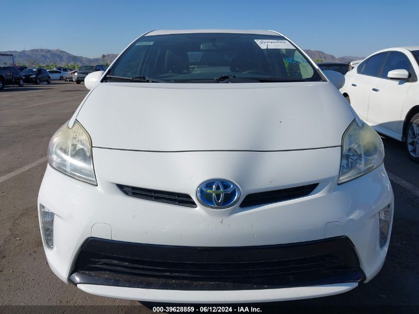 2015 Toyota Prius Two VIN: JTDKN3DUXF1965802 Lot: 39628859