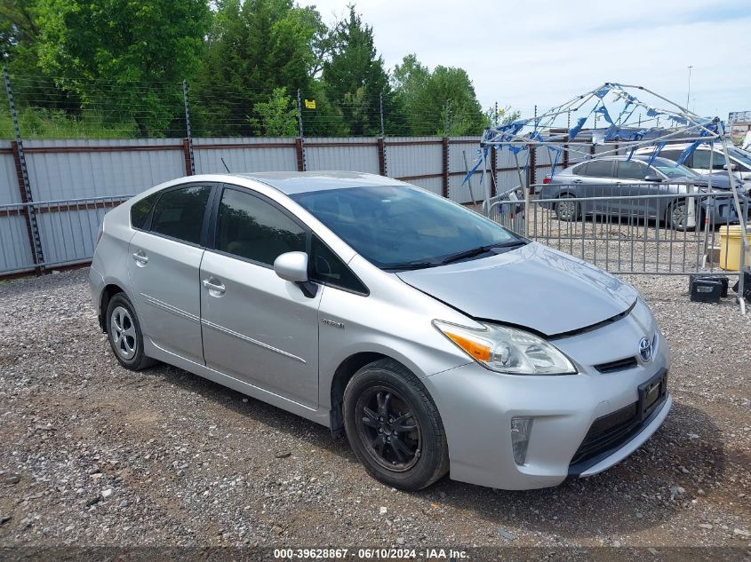 2012 Toyota Prius Two VIN: JTDKN3DU2C5489260 Lot: 39628867