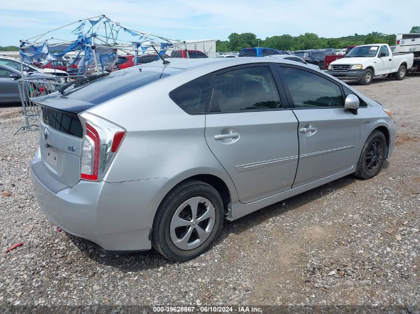 2012 Toyota Prius Two VIN: JTDKN3DU2C5489260 Lot: 39628867