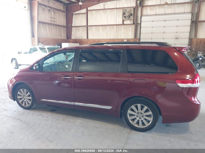 2014 Toyota Sienna Limited 7 Passenger VIN: 5TDDK3DC7ES080435 Lot: 39628868