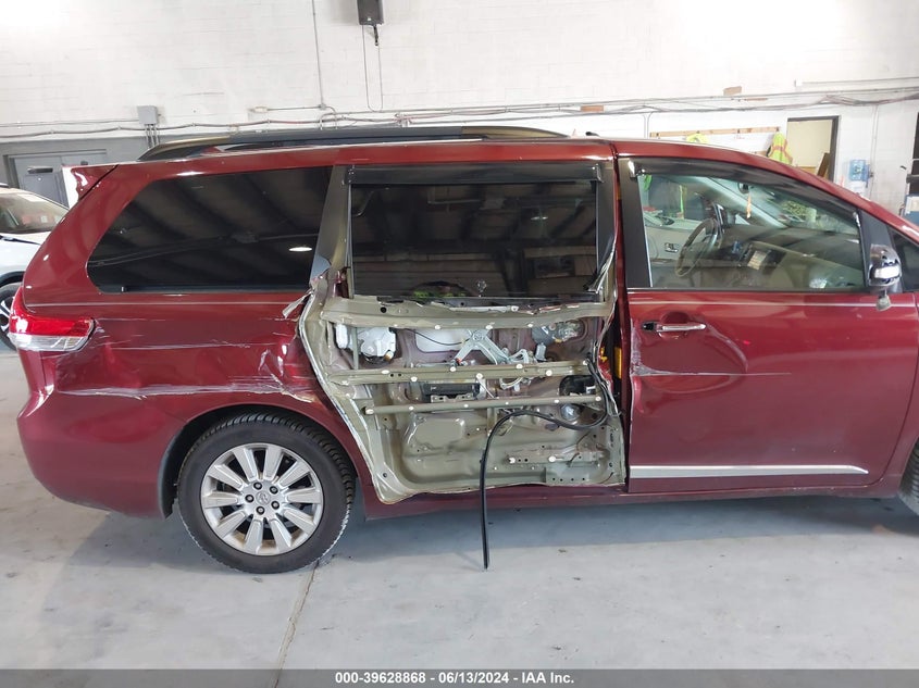 2014 Toyota Sienna Limited 7 Passenger VIN: 5TDDK3DC7ES080435 Lot: 39628868
