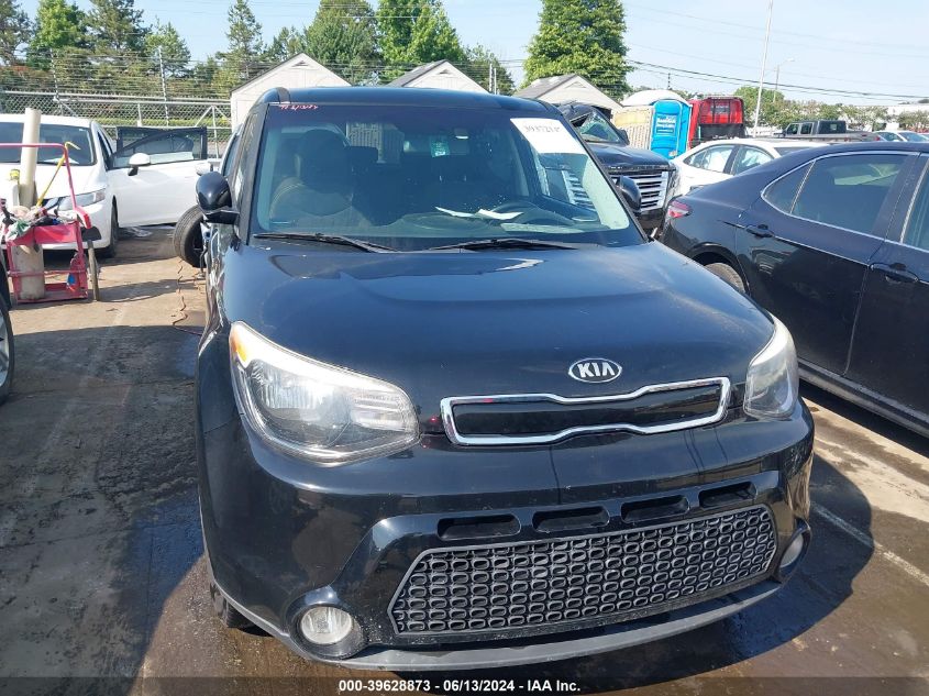 2016 Kia Soul + VIN: KNDJP3A54G7261368 Lot: 39628873