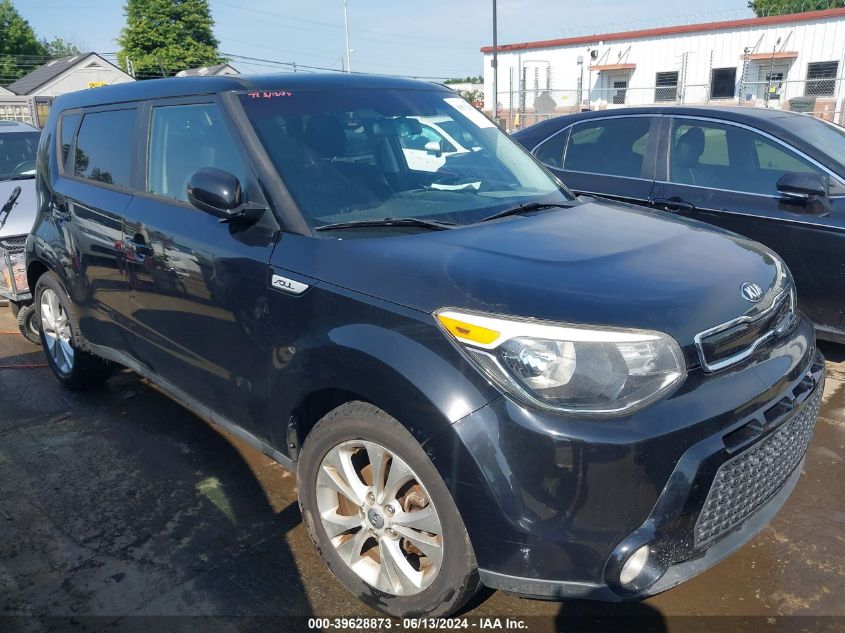 2016 Kia Soul + VIN: KNDJP3A54G7261368 Lot: 39628873