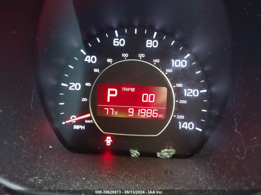 2016 Kia Soul + VIN: KNDJP3A54G7261368 Lot: 39628873