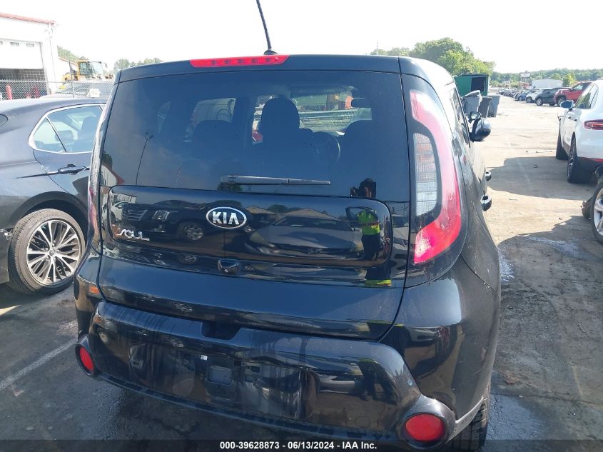 2016 Kia Soul + VIN: KNDJP3A54G7261368 Lot: 39628873