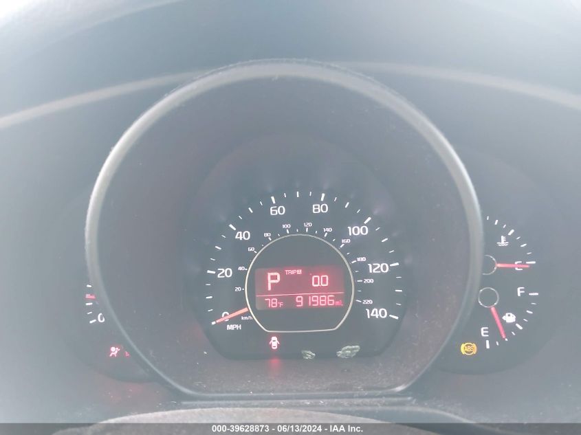 2016 Kia Soul + VIN: KNDJP3A54G7261368 Lot: 39628873