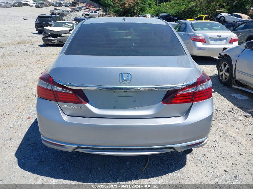 2017 Honda Accord Ex-L VIN: 1HGCR2F9XHA092309 Lot: 39628879