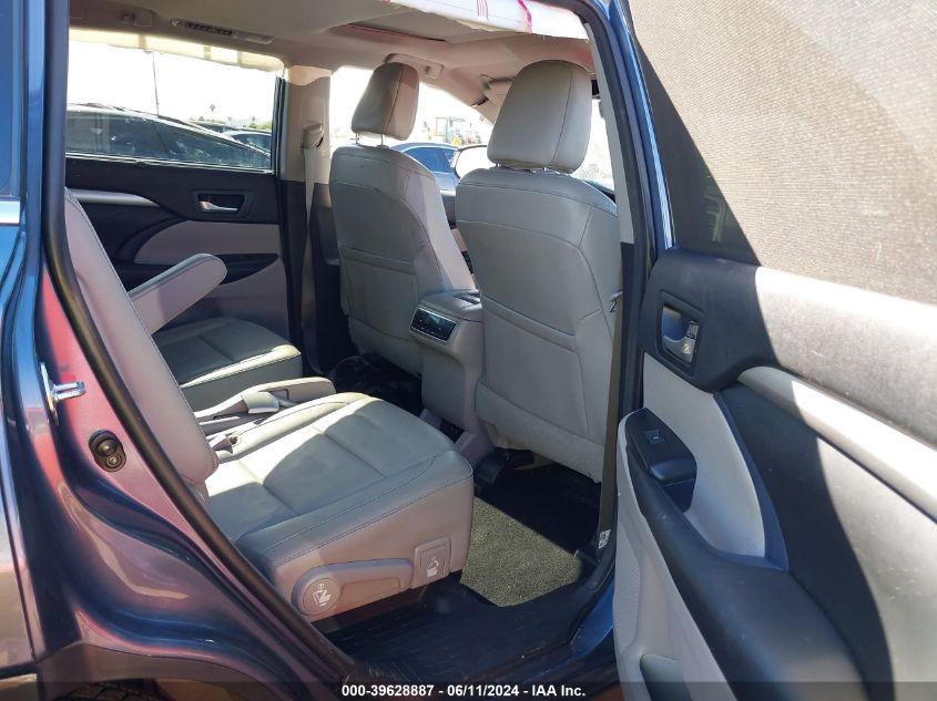 2018 Toyota Highlander Xle VIN: 5TDJZRFH8JS496191 Lot: 39628887