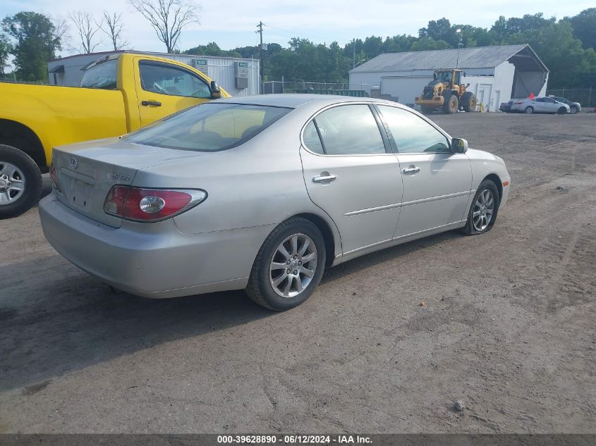 2004 Lexus Es 330 VIN: JTHBA30GX40005912 Lot: 39628890