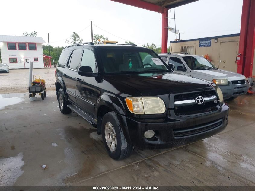 2005 Toyota Sequoia Sr5 VIN: 5TDZT34A35S253062 Lot: 39628929