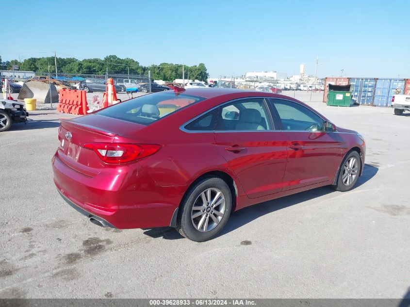 2015 Hyundai Sonata Se VIN: 5NPE24AF7FH215719 Lot: 39628933