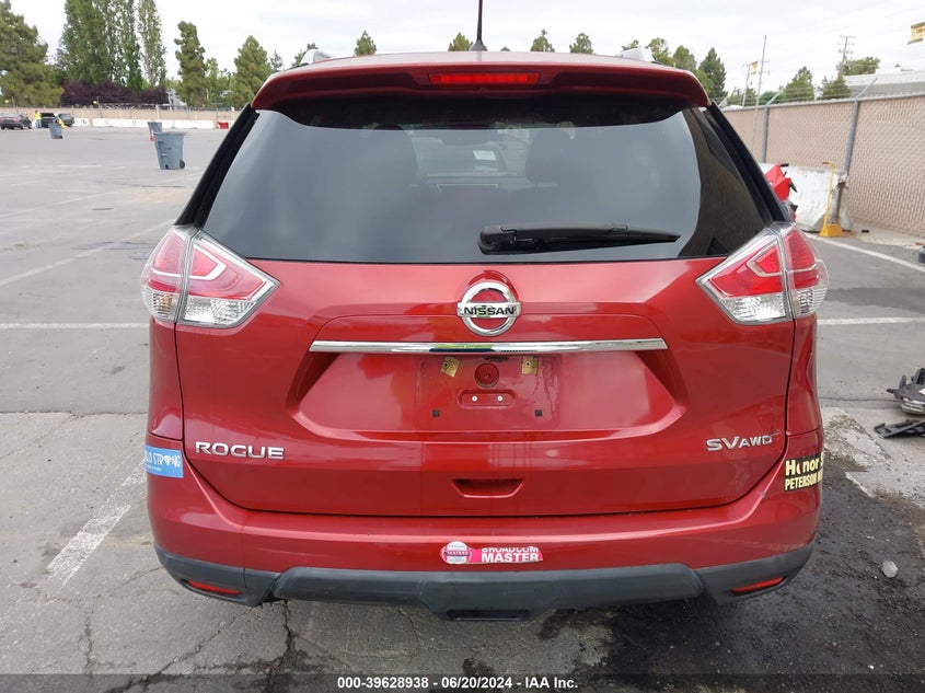 2015 Nissan Rogue Sv VIN: 5N1AT2MK1FC870720 Lot: 39628938