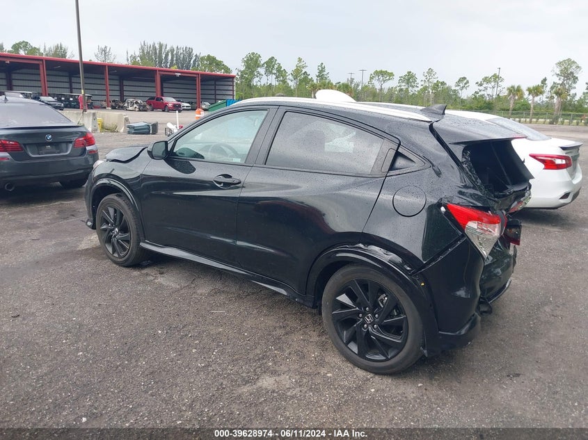 VIN 3CZRU5H13MM734215 2021 HONDA HR-V SPORT