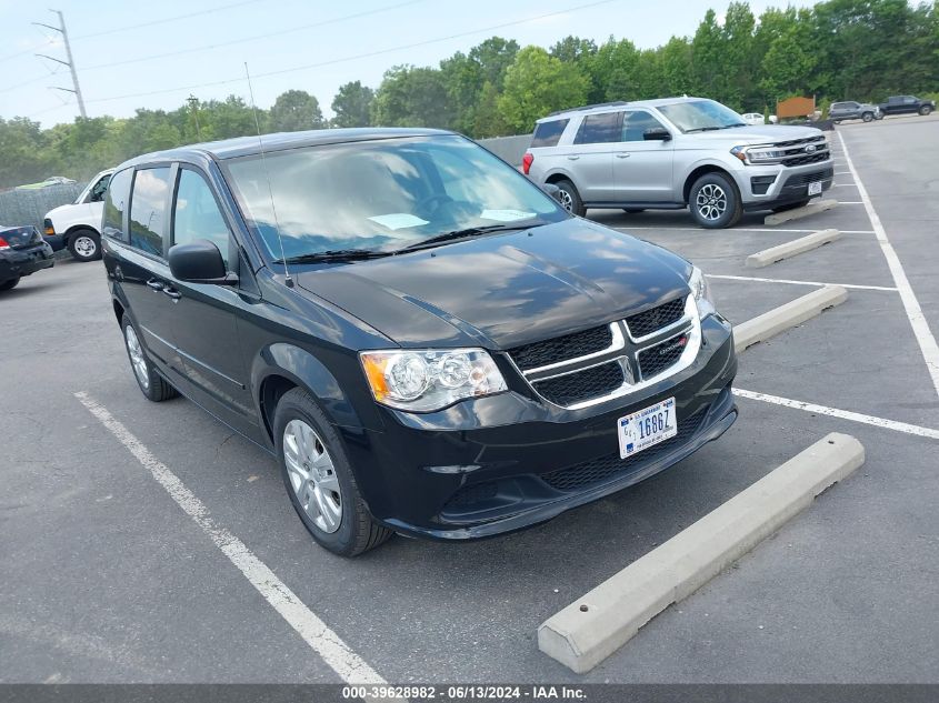 2016 Dodge Grand Caravan Se VIN: 2C4RDGBG2GR100325 Lot: 39628982