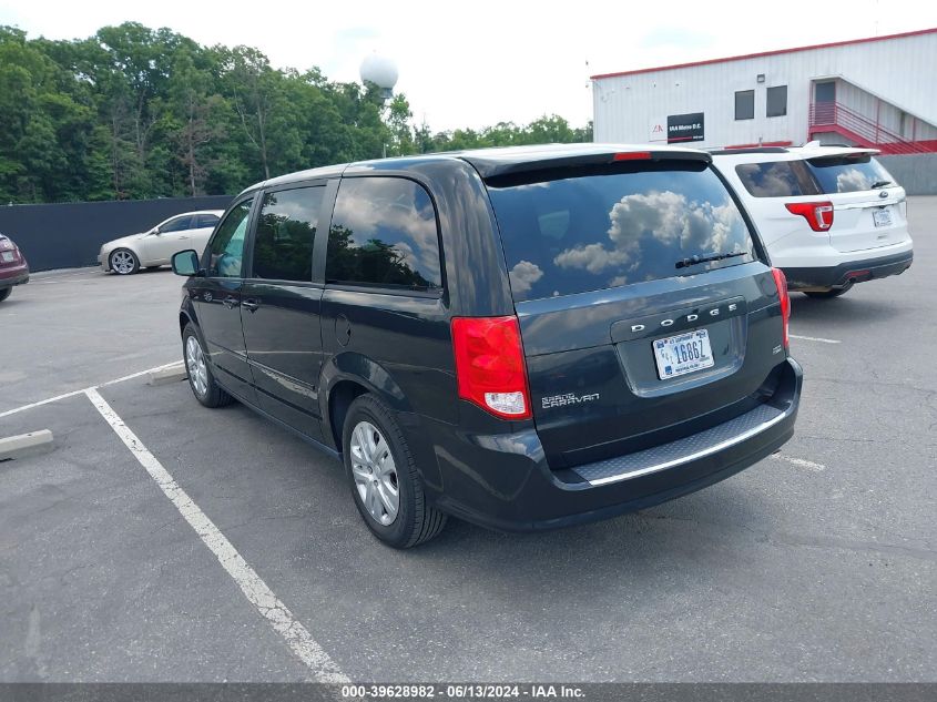 2016 Dodge Grand Caravan Se VIN: 2C4RDGBG2GR100325 Lot: 39628982