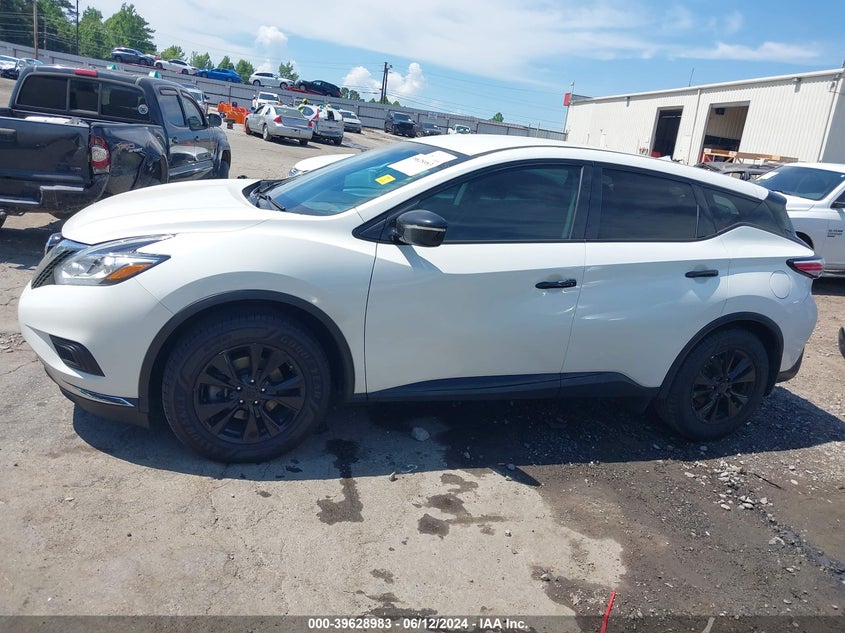 2015 Nissan Murano S VIN: 5N1AZ2MG0FN234580 Lot: 39628983
