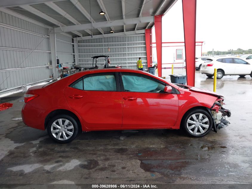 2014 Toyota Corolla Le VIN: 5YFBURHE6EP131271 Lot: 39628986