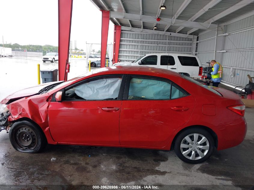 2014 Toyota Corolla Le VIN: 5YFBURHE6EP131271 Lot: 39628986