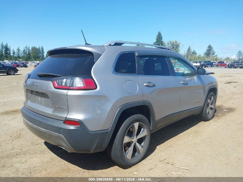 2019 Jeep Cherokee Limited 4X4 VIN: 1C4PJMDX5KD166231 Lot: 39628988